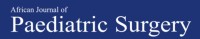 Image of African Journal of Paediatric Surgery