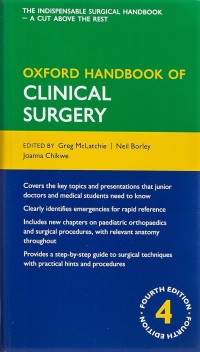 Image of Oxford Handbook of Clinical Surgery